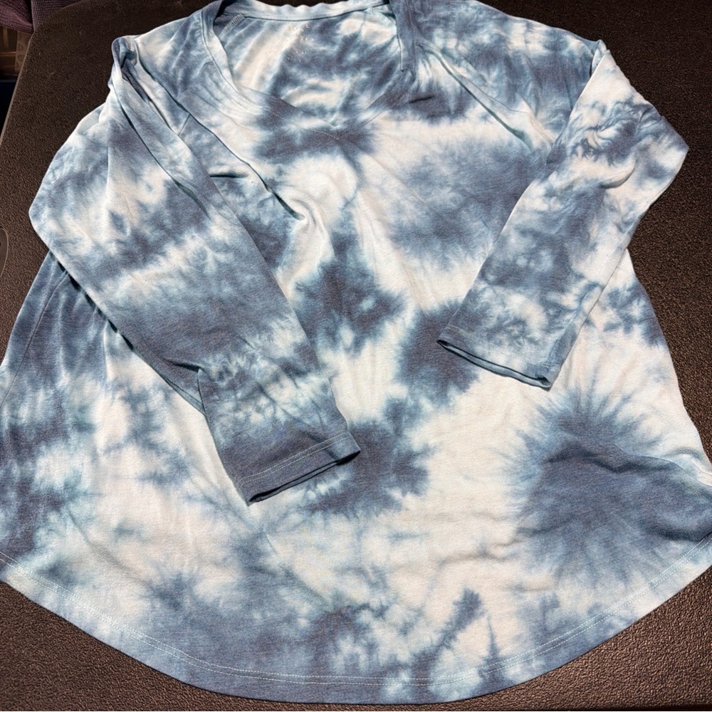 Torrid Cloudy Blue Classic Fit Long Sleeve Tee